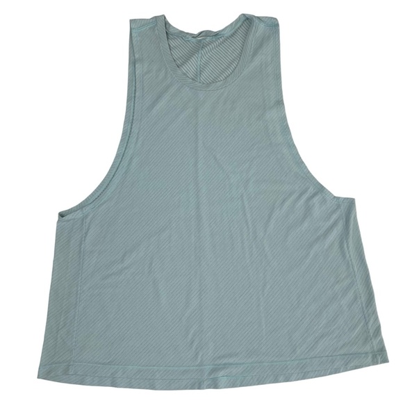 lululemon Cardio Squad Tank Heathered Sea Mist - Picture 10 of 14